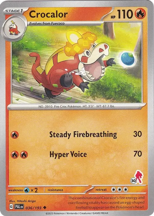 Crocalor - Armarouge 30 card art
