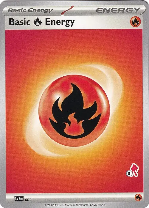 Basic Fire Energy - Armarouge 5 card art