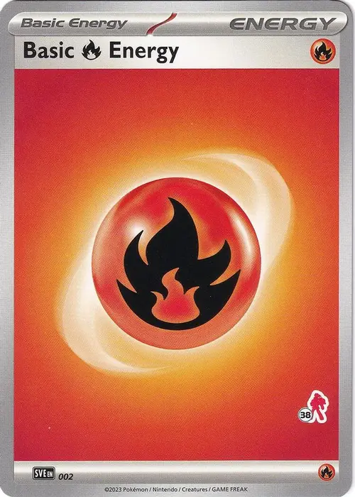 Basic Fire Energy - Armarouge 38 card art