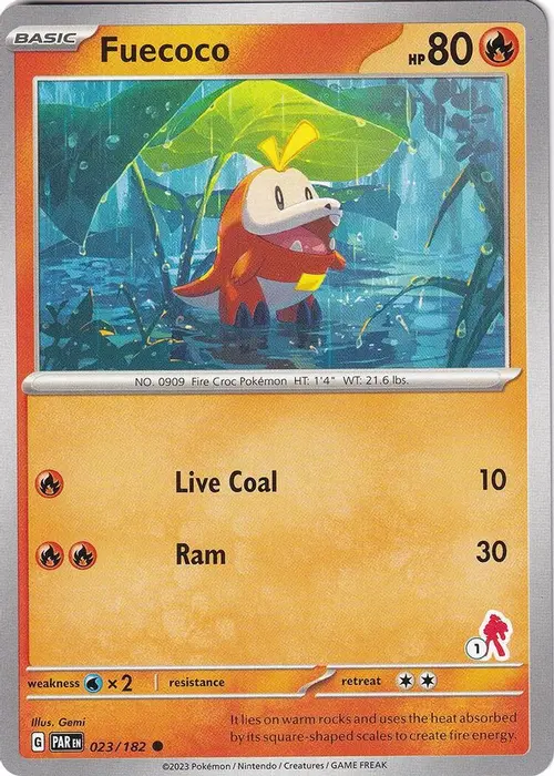 Fuecoco - Armarouge 1 card art