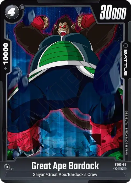 Great Ape Bardock card art