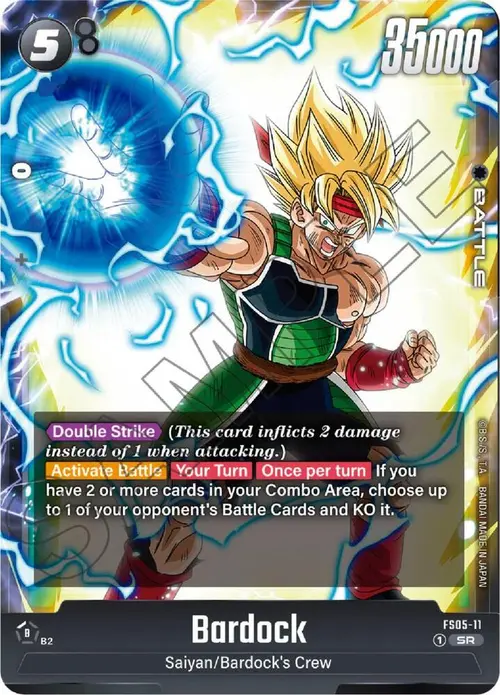 Bardock card art