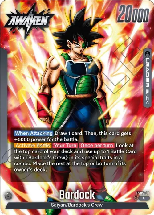 Bardock card art