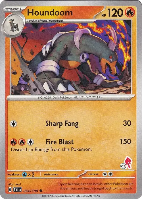 Houndoom - Armarouge 23 card art