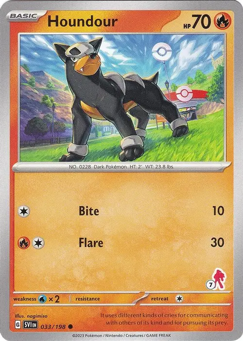 Houndour - Armarouge 7 card art