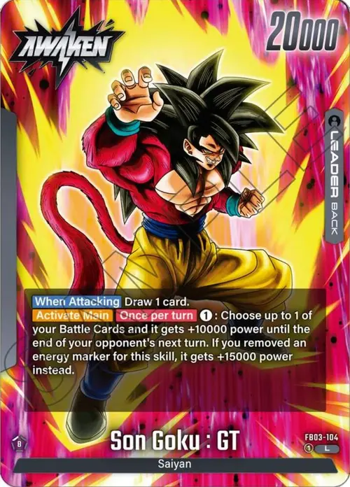 Son Goku : GT card art