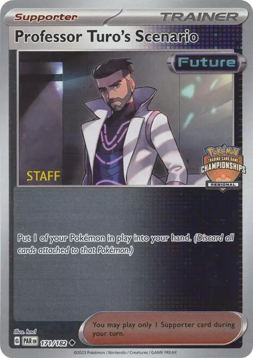 Professor Turo's Scenario - 171/182 (Regional Championships) [Staff] card art