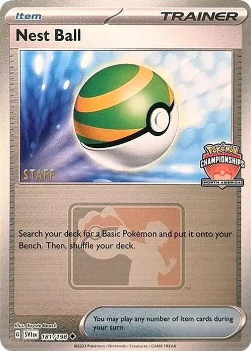 Nest Ball - 181/198 (North America Championships) [Staff] card art