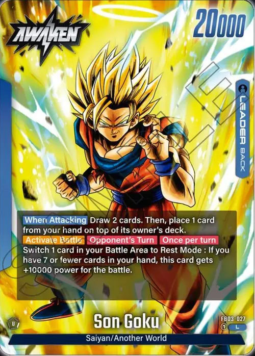Son Goku card art