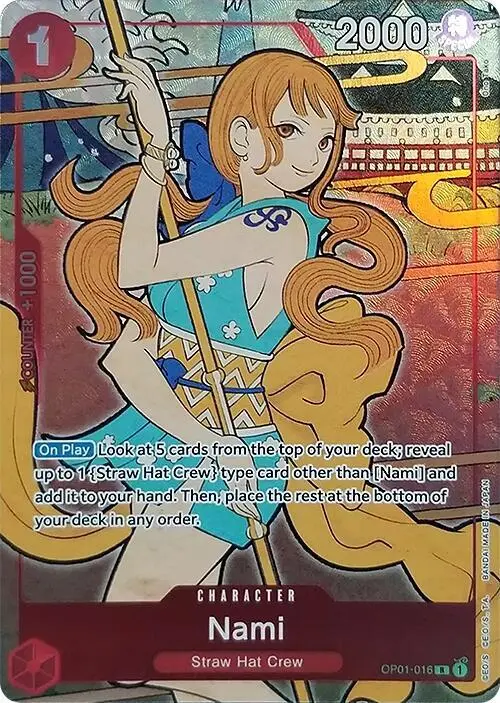 Nami (English Version 1st Anniversary Set) card art