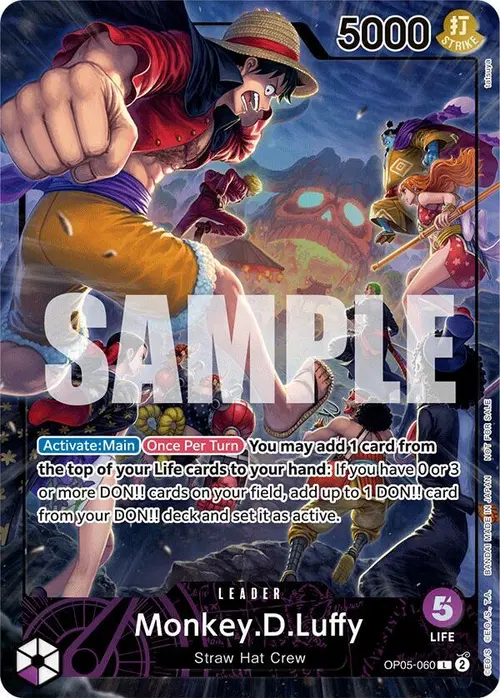 Monkey.D.Luffy (PSA Magazine) card art