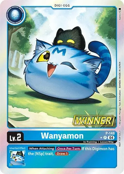 Wanyamon - P-148 (Store Tournament 2024 Jul. - Sep. Winner Pack) card art