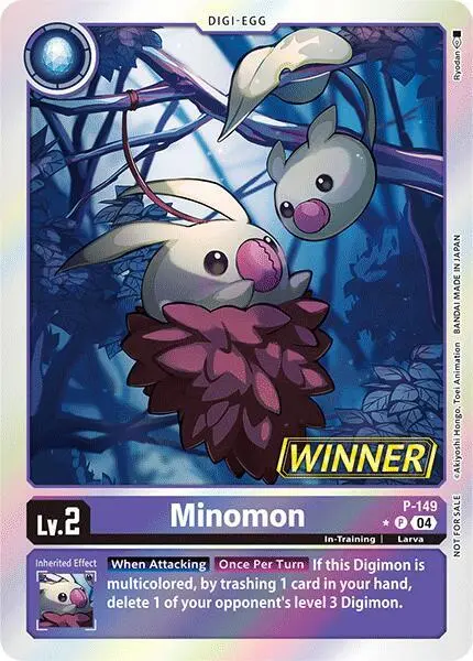 Minomon - P-149 (Store Tournament 2024 Jul. - Sep. Winner Pack) card art