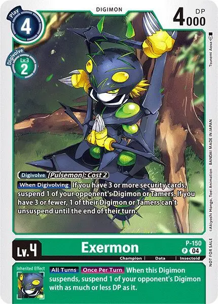 Exermon - P-150 (Store Tournament 2024 Jul. - Sep. Participation Pack) card art