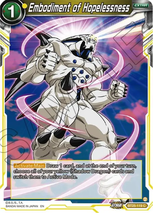 Embodiment of Hopelessness card art
