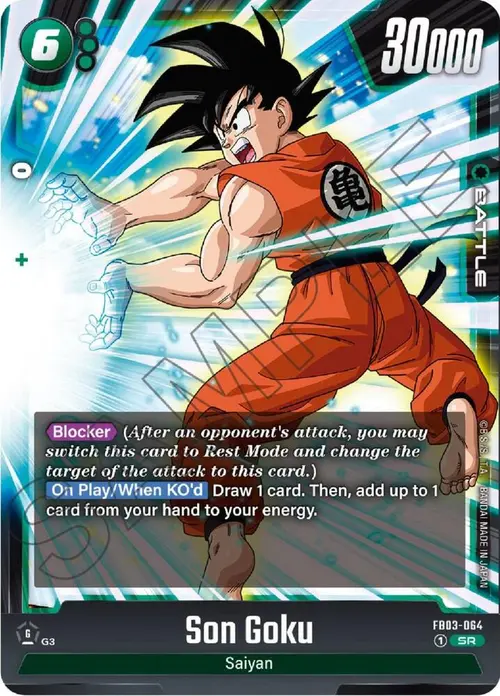 Son Goku card art