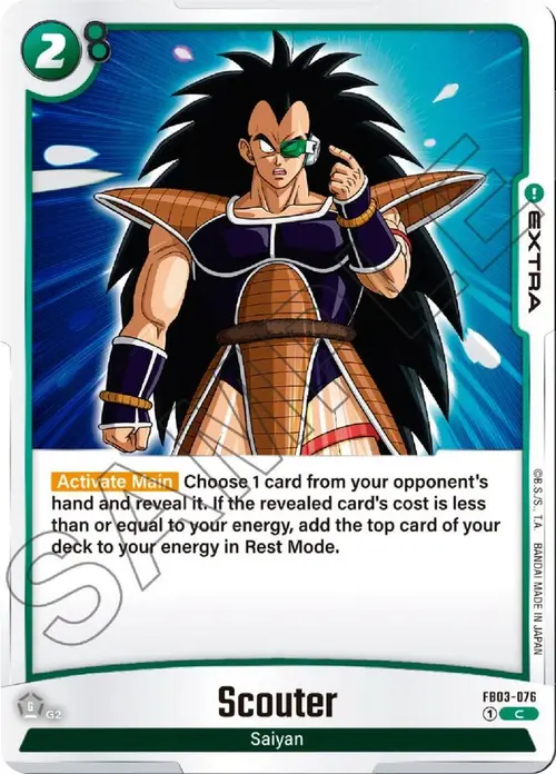 Scouter card art