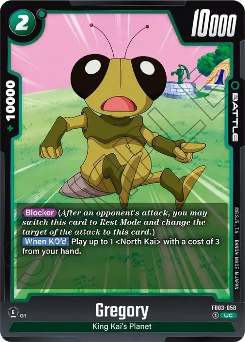 Gregory card art