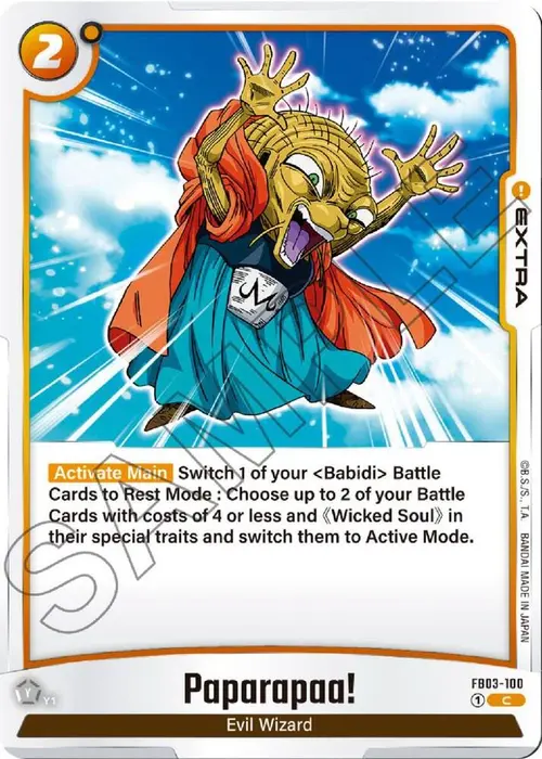 Paparapaa! card art