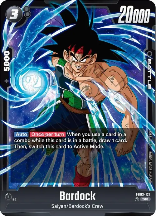 Bardock card art