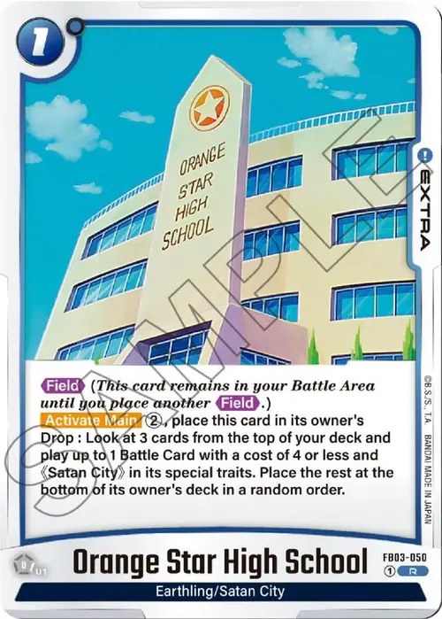 Orange Star High School card art