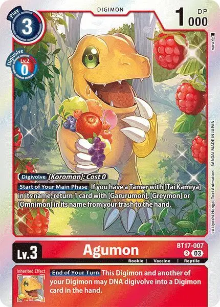 Agumon card art