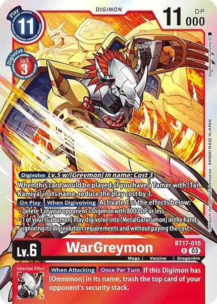 WarGreymon card art