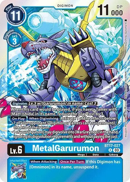 MetalGarurumon card art