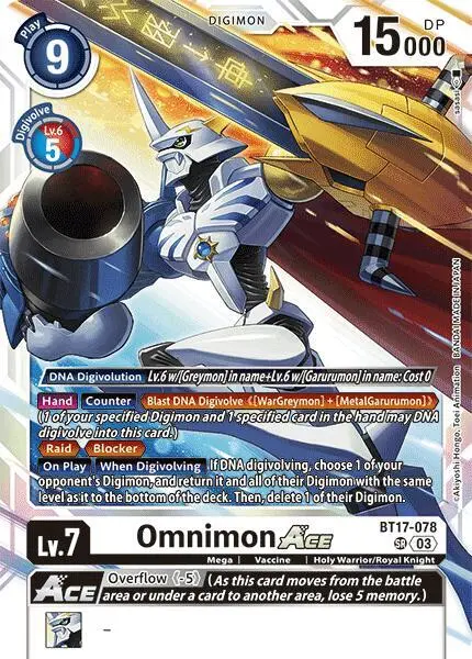 Omnimon ACE card art