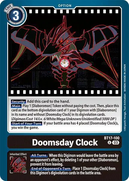 Doomsday Clock card art