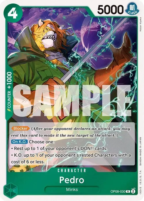 Pedro card art
