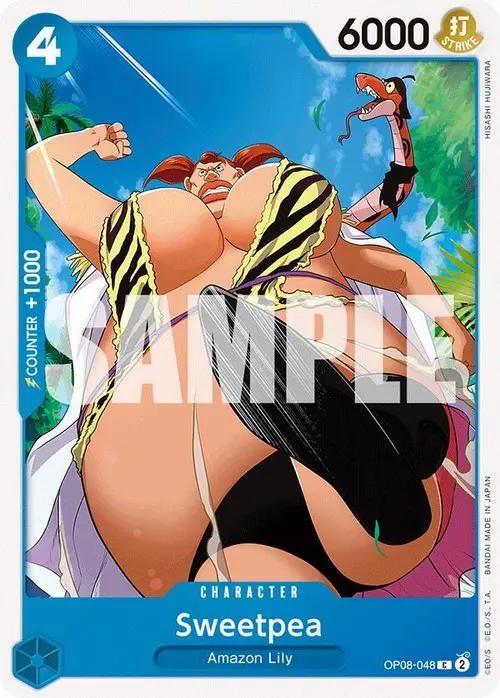 Sweetpea card art