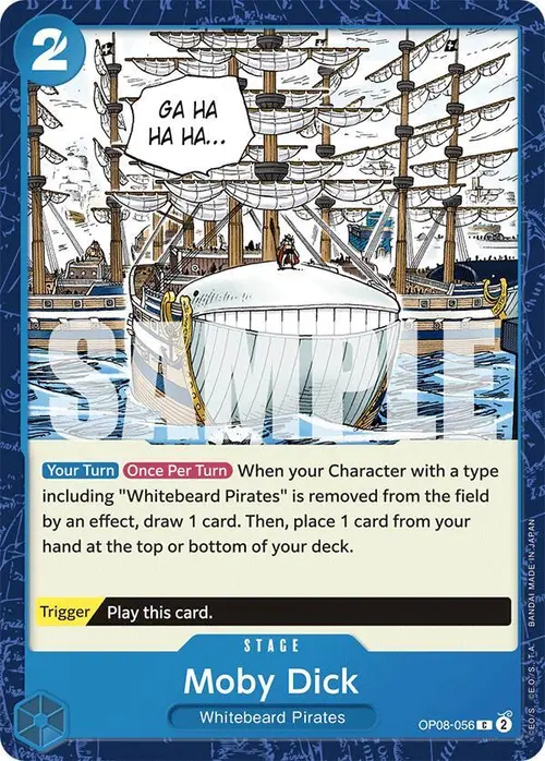 Moby Dick card art