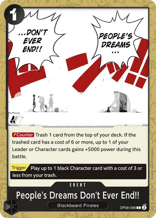 People's Dreams Don't Ever End!! card art