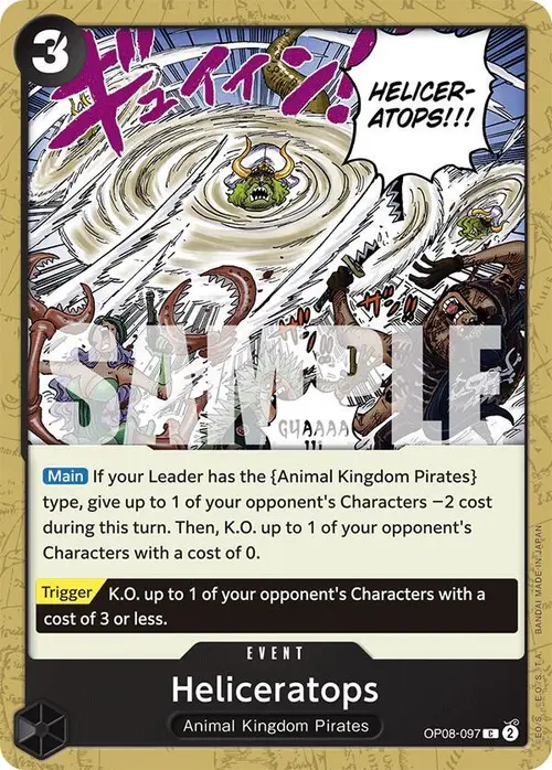 Heliceratops card art