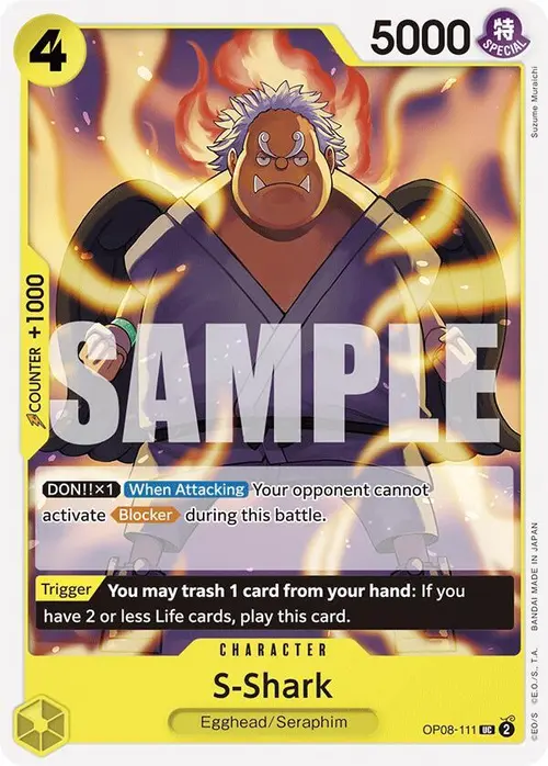 S-Shark card art