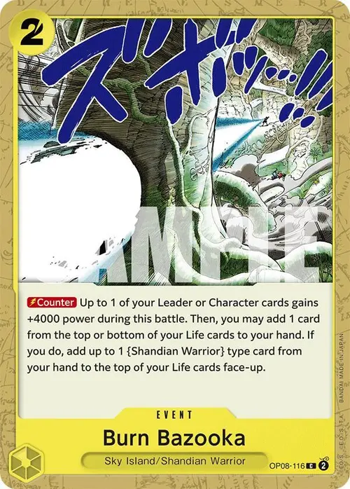 Burn Bazooka card art