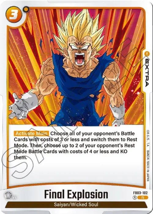Final Explosion card art
