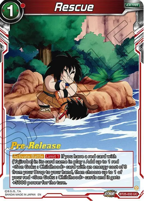 Rescue card art