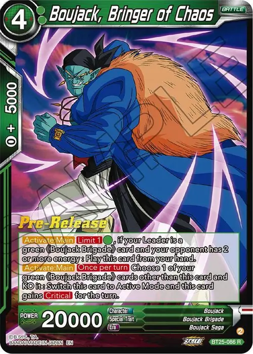 Boujack, Bringer of Chaos card art