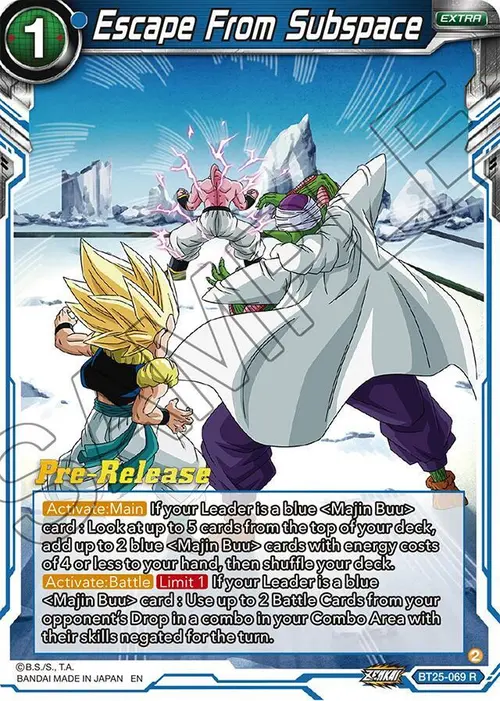 Escape From Subspace card art