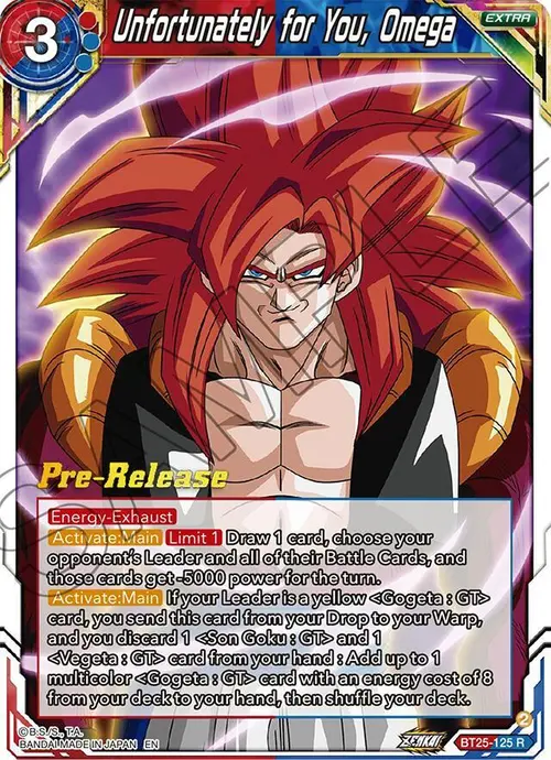 Unfortunately for You, Omega card art