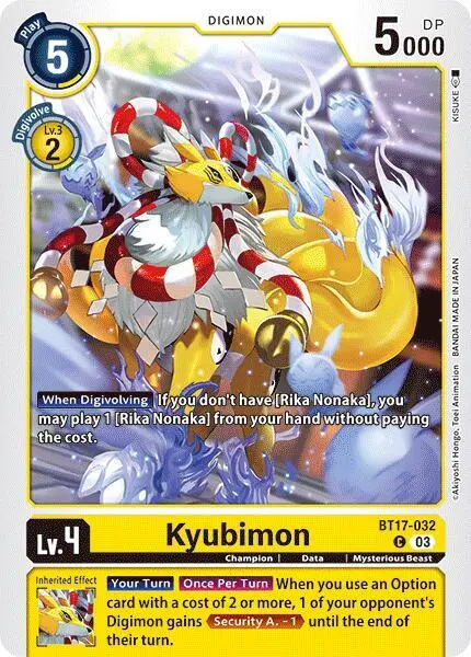 Kyubimon card art