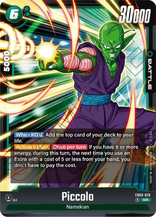 Piccolo card art