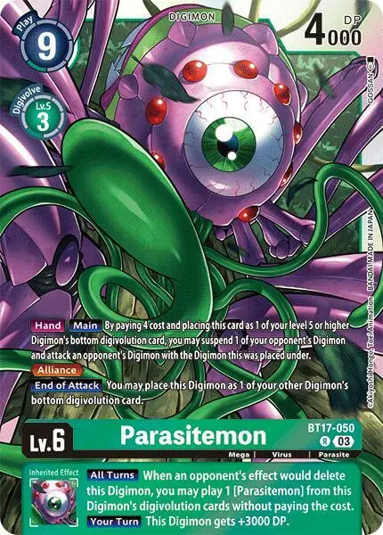 Parasitemon card art