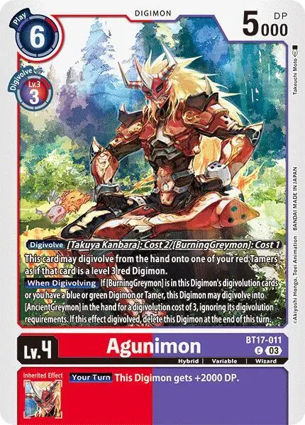 Agunimon card art