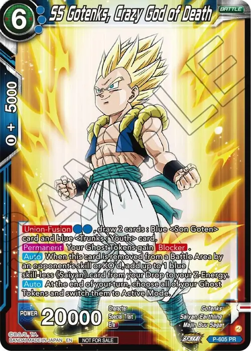SS Gotenks, Crazy God of Death (Zenkai Series Tournament Pack Vol.8) card art