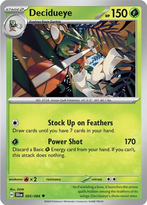 Decidueye card art