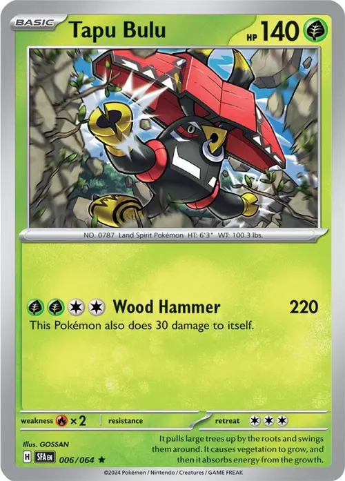 Tapu Bulu - 006/064 card art