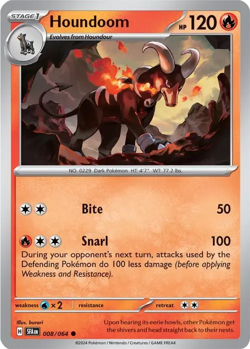 Houndoom - 008/064 card art